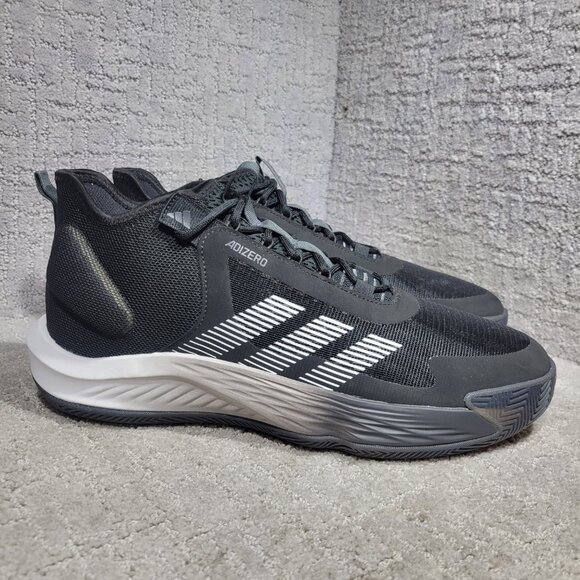 Adidas Adizero Select Team Men's Size 14 US Black/White Basketball Shoes IG5576 - Picture 5 of 9